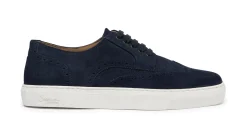 Burwell Navy Suede