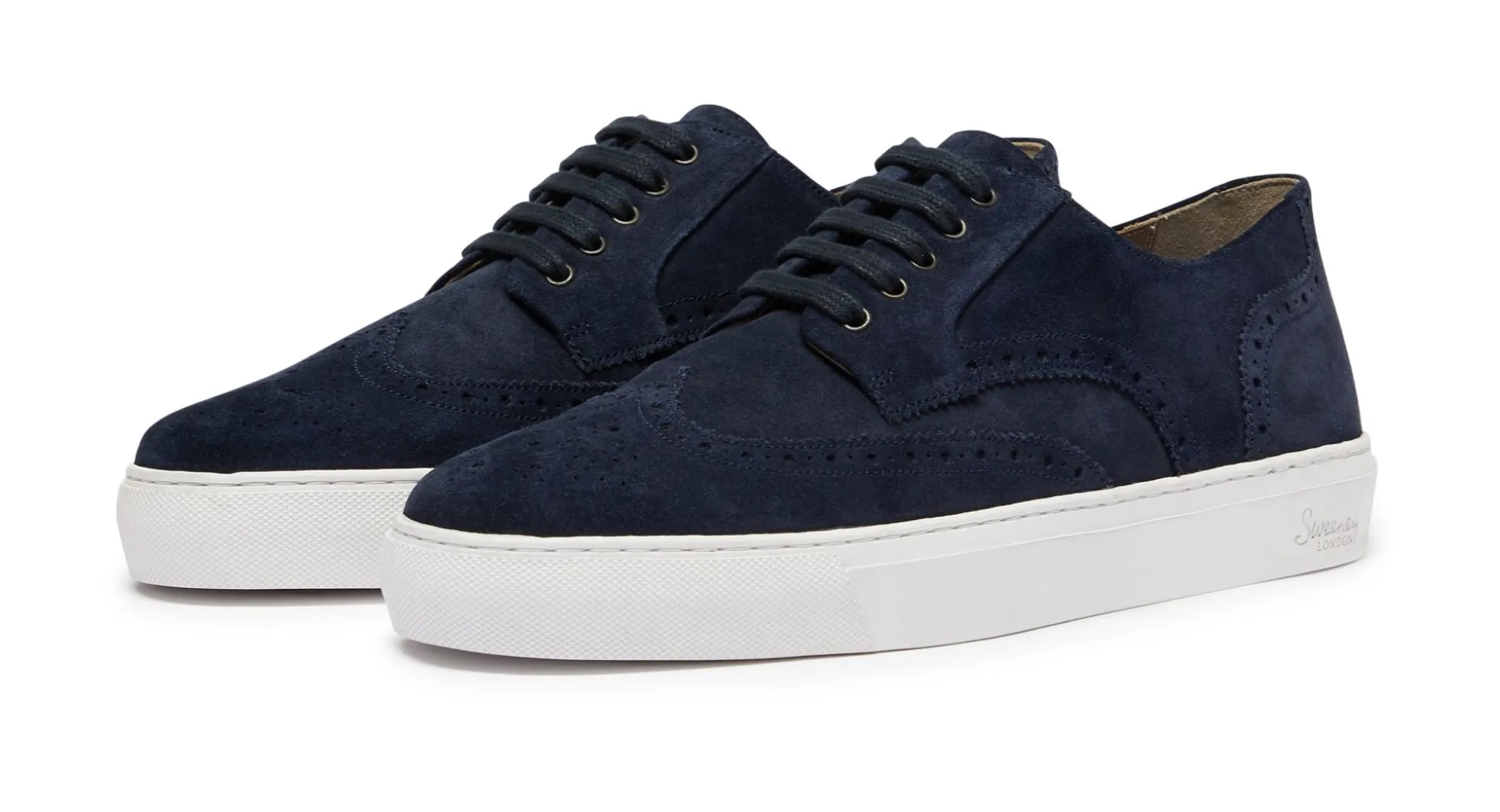 Burwell Navy Suede