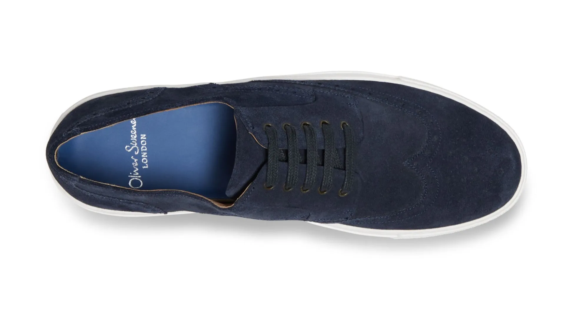 Burwell Navy Suede