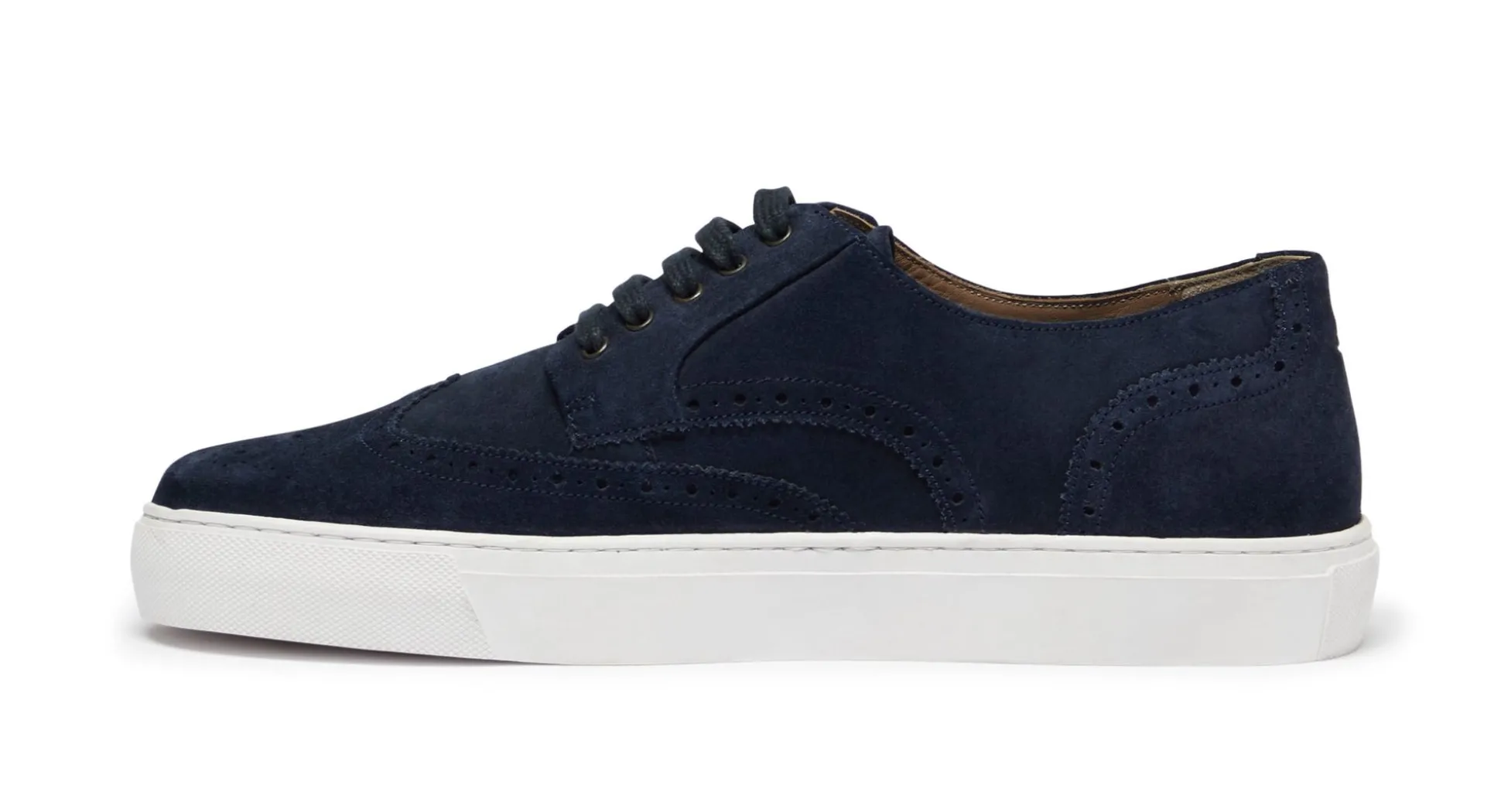 Burwell Navy Suede