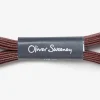 Extra Long Flat Burgundy Laces
