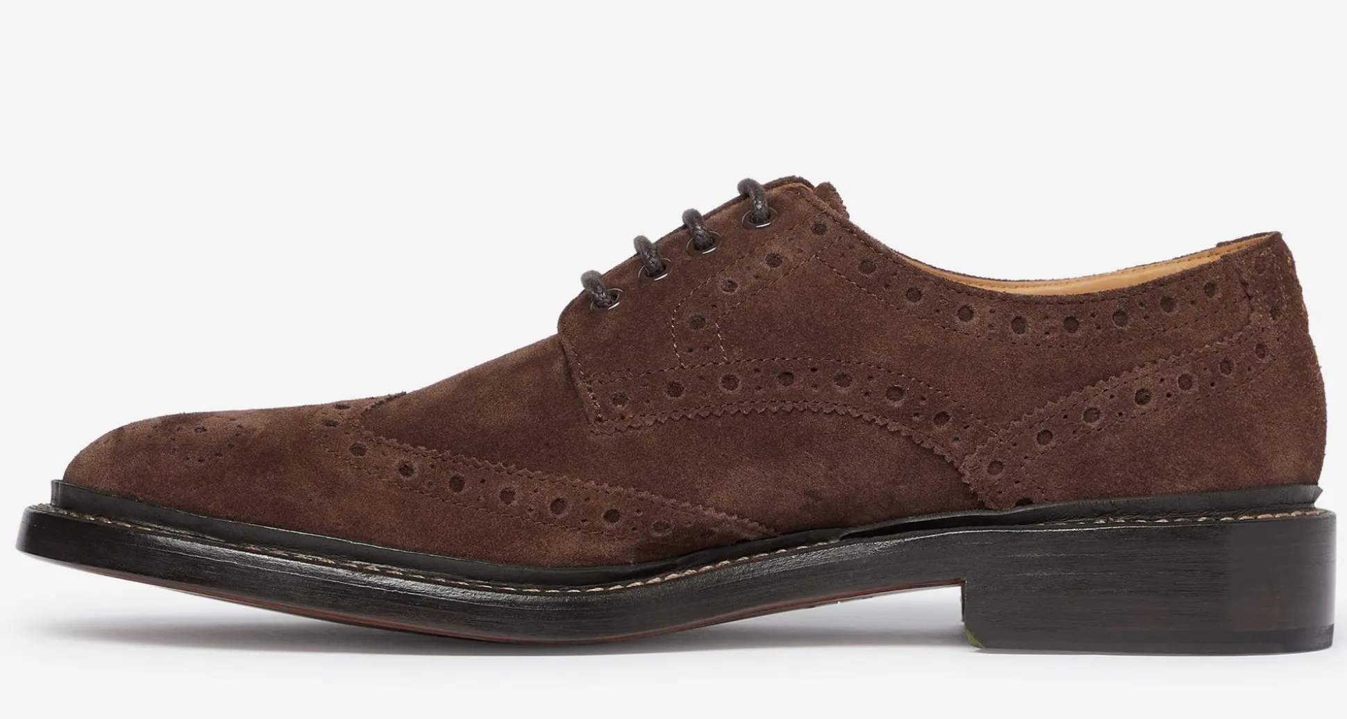 Saunders Chocolate Suede