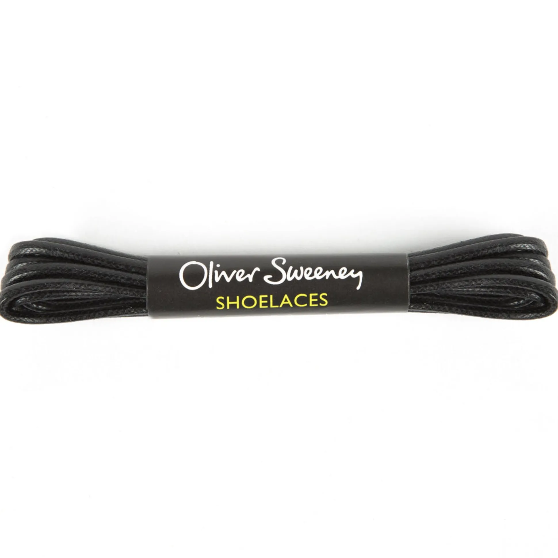 Short Round Black Laces